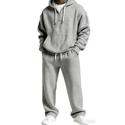 ✈Fri frakt Herrens✨Begränsad tid – 50% rabatt⏰ Kapuzenpullover & Sweatpants Set