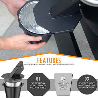 Smoker Drip Pan – uppgraderad fettbehållare för rökugnar