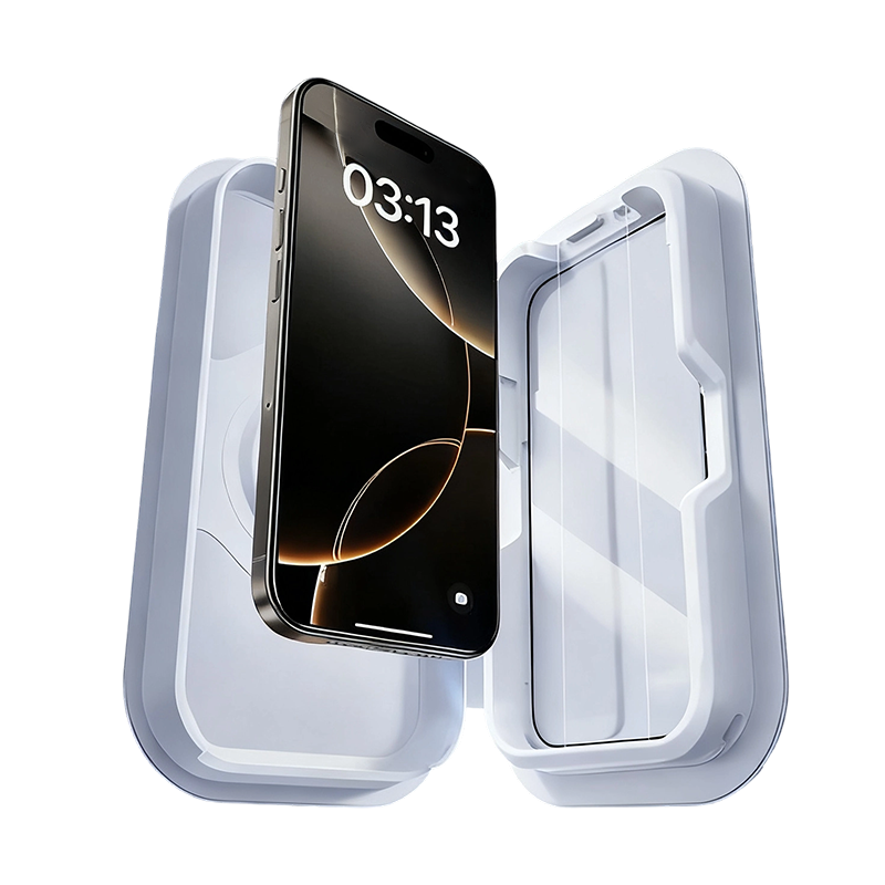 HD-skärmskydd med full täckning och anti-spionfunktion för iPhone
