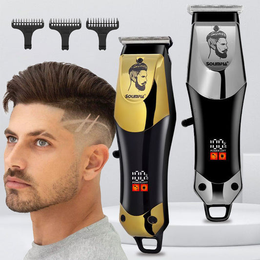 ✂️ 50% RABATT 🔋 | Herr Elektrisk Hårklippare – Precisionsblad & USB-laddning
