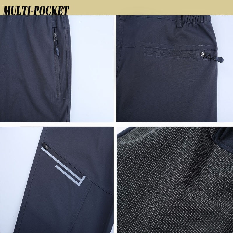 🔥Taktiska vandringsbyxor för män med fickor med dragkedja