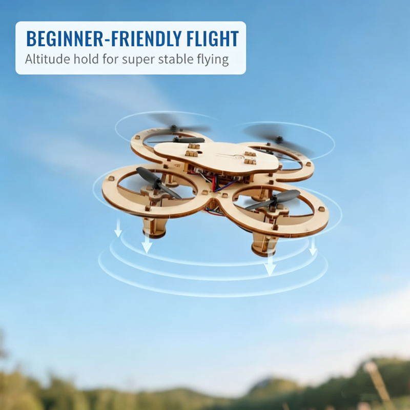 ⏰ Endast nu – 50 % rabatt! ✈️ DIY-byggsats för trädrönare för barn – bygg & flyg själv, perfekt present 🎁💥