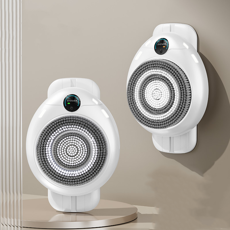 🚿 🧖 Väggmonterad Elektrisk Ryggskrubb – 3D-Massage, Vandrat & Vattentät Design ⚡