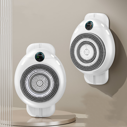 🚿 🧖 Väggmonterad Elektrisk Ryggskrubb – 3D-Massage, Vandrat & Vattentät Design ⚡