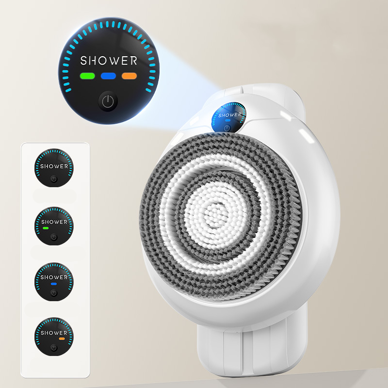 🚿 🧖 Väggmonterad Elektrisk Ryggskrubb – 3D-Massage, Vandrat & Vattentät Design ⚡