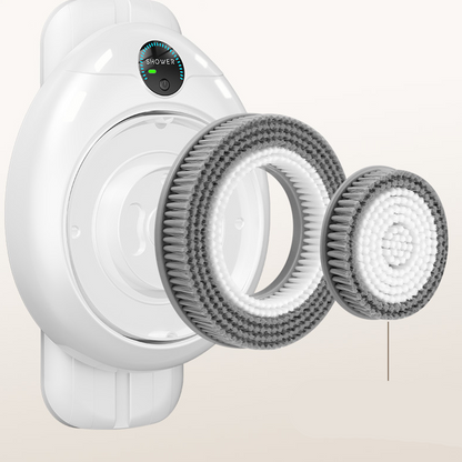 🚿 🧖 Väggmonterad Elektrisk Ryggskrubb – 3D-Massage, Vandrat & Vattentät Design ⚡