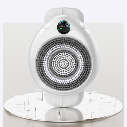 🚿 🧖 Väggmonterad Elektrisk Ryggskrubb – 3D-Massage, Vandrat & Vattentät Design ⚡