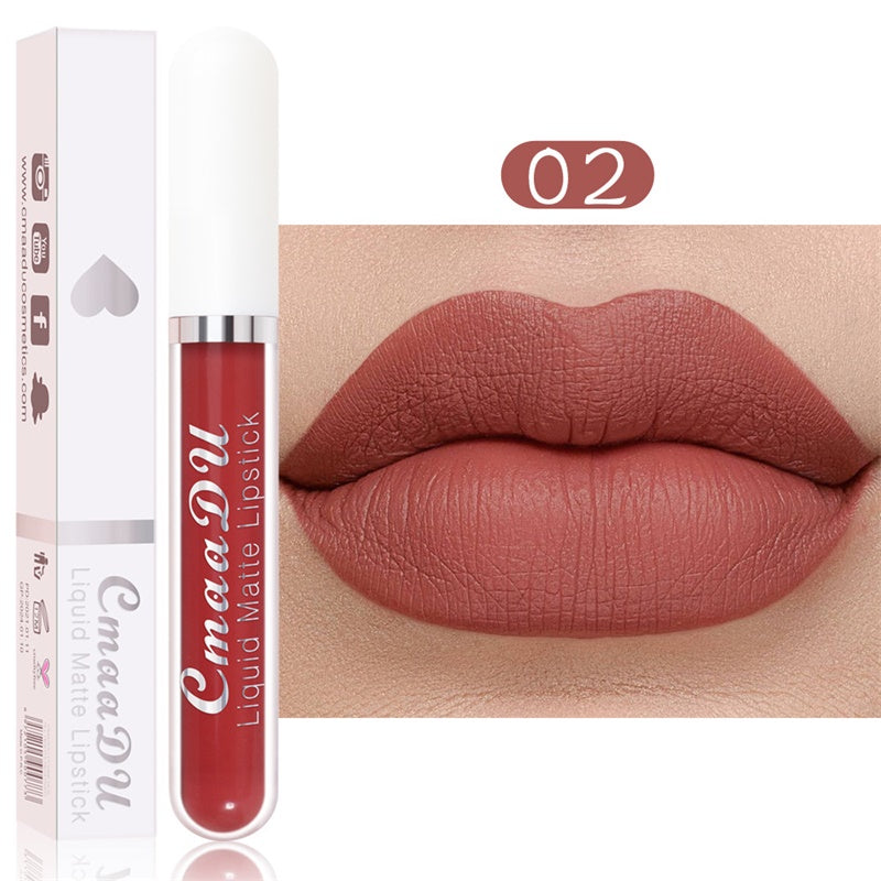 💄  50% rabatt!   ✨ Matt vattentät flytande läppstift – 18 färger, hållbar, sammetslät för ett perfekt utseende 👄