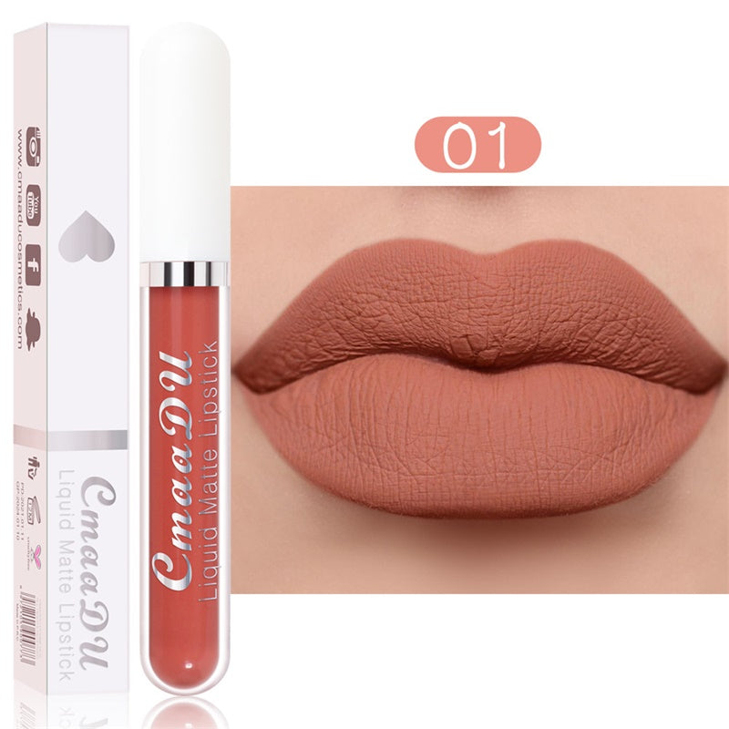 💄  50% rabatt!   ✨ Matt vattentät flytande läppstift – 18 färger, hållbar, sammetslät för ett perfekt utseende 👄