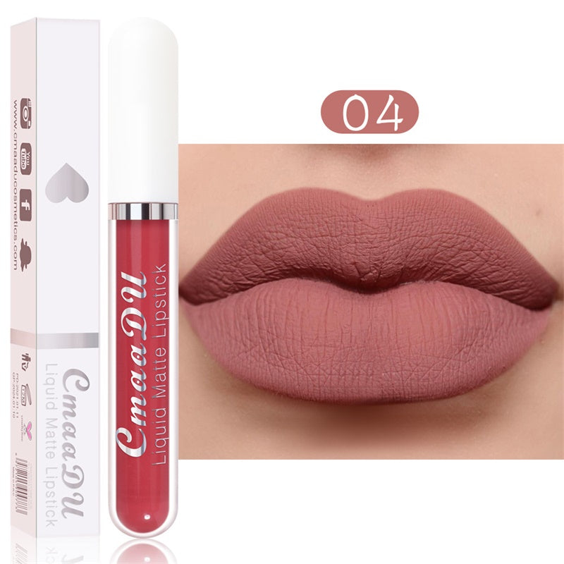 💄  50% rabatt!   ✨ Matt vattentät flytande läppstift – 18 färger, hållbar, sammetslät för ett perfekt utseende 👄