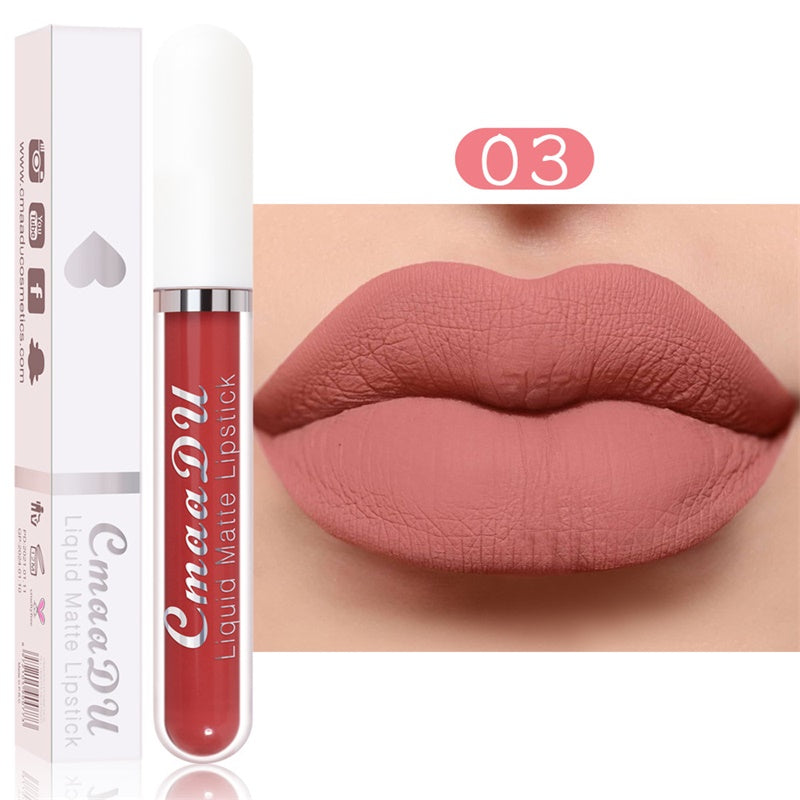 💄  50% rabatt!   ✨ Matt vattentät flytande läppstift – 18 färger, hållbar, sammetslät för ett perfekt utseende 👄