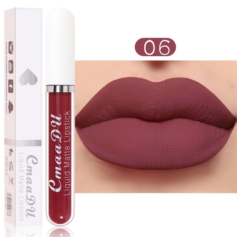 💄  50% rabatt!   ✨ Matt vattentät flytande läppstift – 18 färger, hållbar, sammetslät för ett perfekt utseende 👄