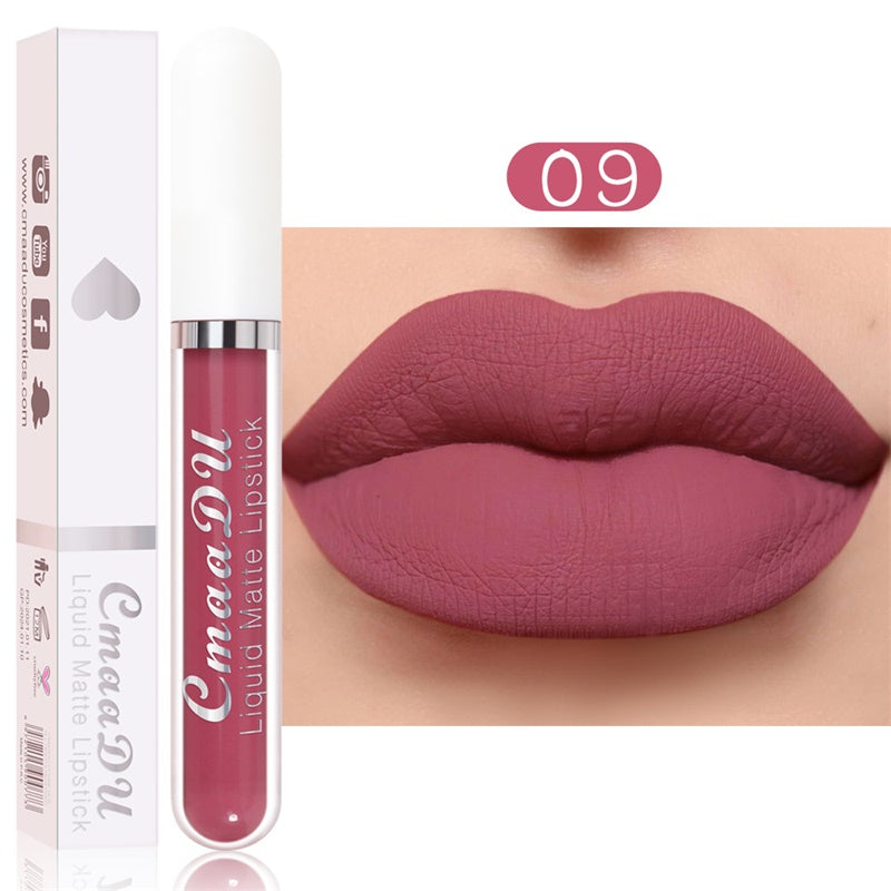 💄  50% rabatt!   ✨ Matt vattentät flytande läppstift – 18 färger, hållbar, sammetslät för ett perfekt utseende 👄