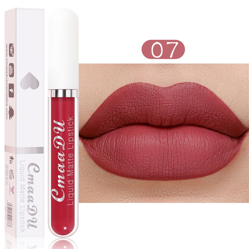 💄  50% rabatt!   ✨ Matt vattentät flytande läppstift – 18 färger, hållbar, sammetslät för ett perfekt utseende 👄