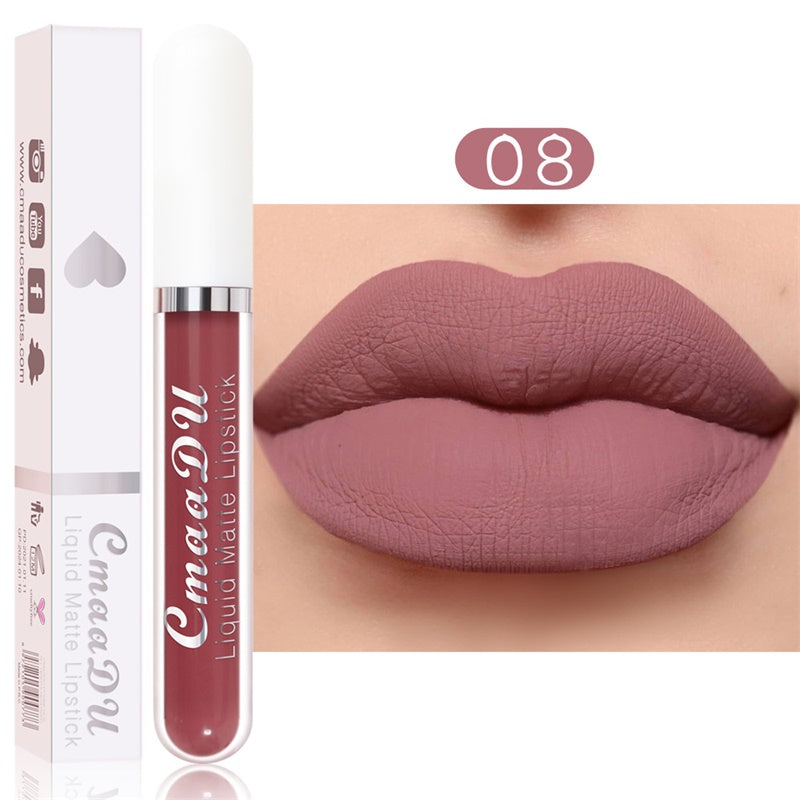 💄  50% rabatt!   ✨ Matt vattentät flytande läppstift – 18 färger, hållbar, sammetslät för ett perfekt utseende 👄