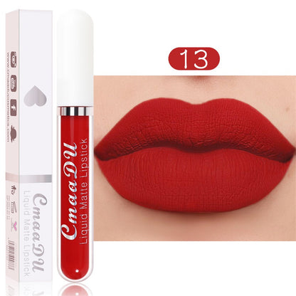 💄  50% rabatt!   ✨ Matt vattentät flytande läppstift – 18 färger, hållbar, sammetslät för ett perfekt utseende 👄