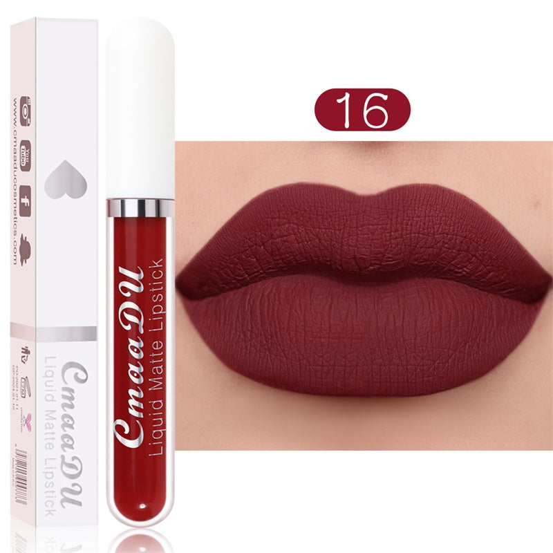 💄  50% rabatt!   ✨ Matt vattentät flytande läppstift – 18 färger, hållbar, sammetslät för ett perfekt utseende 👄