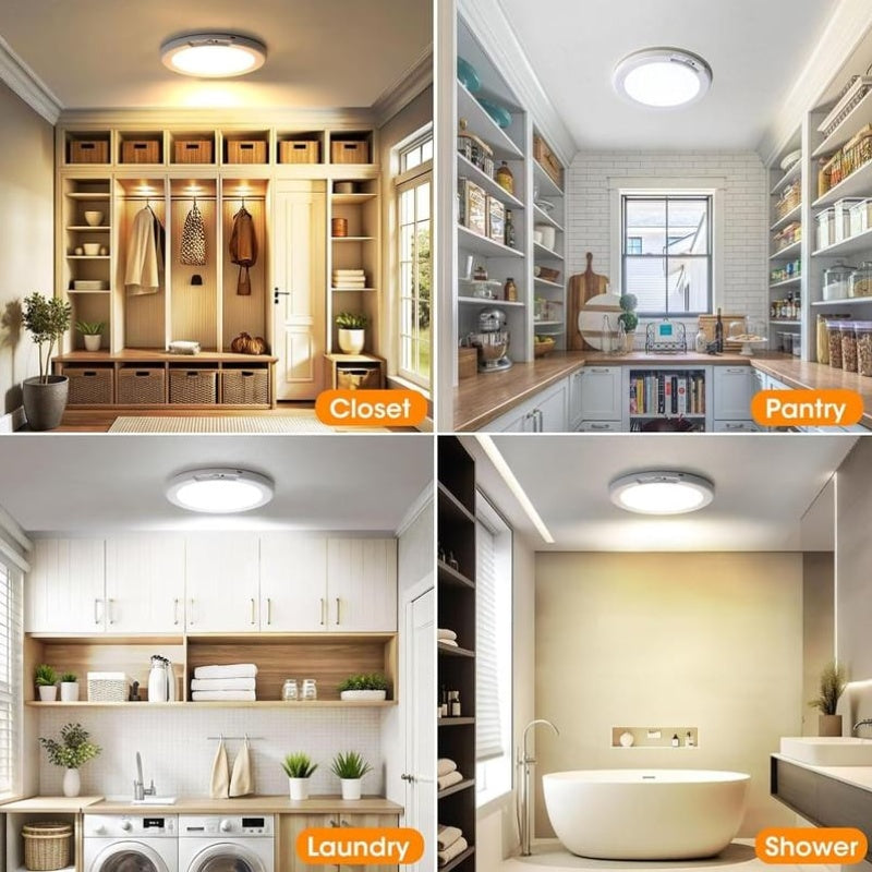 🌞 50% RABATT 🏡 | Uppladdningsbar Taklampa – Rörelsesensor & Magnetisk