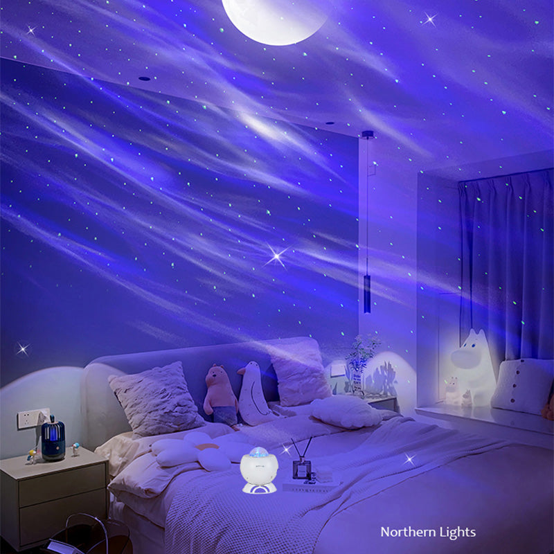 🔥Aurora Star-projektor med Bluetooth-högtalare