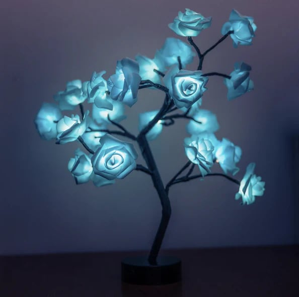 🔥🎁Nyhet 50 % RABATT🔥🌹Den perfekta presenten🎁Forever Rose Tree Lamp