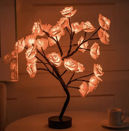 🔥🎁Nyhet 50 % RABATT🔥🌹Den perfekta presenten🎁Forever Rose Tree Lamp