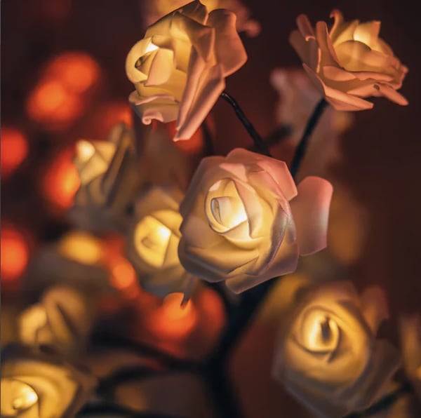 🔥🎁Nyhet 50 % RABATT🔥🌹Den perfekta presenten🎁Forever Rose Tree Lamp