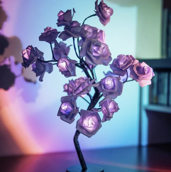 🔥🎁Nyhet 50 % RABATT🔥🌹Den perfekta presenten🎁Forever Rose Tree Lamp