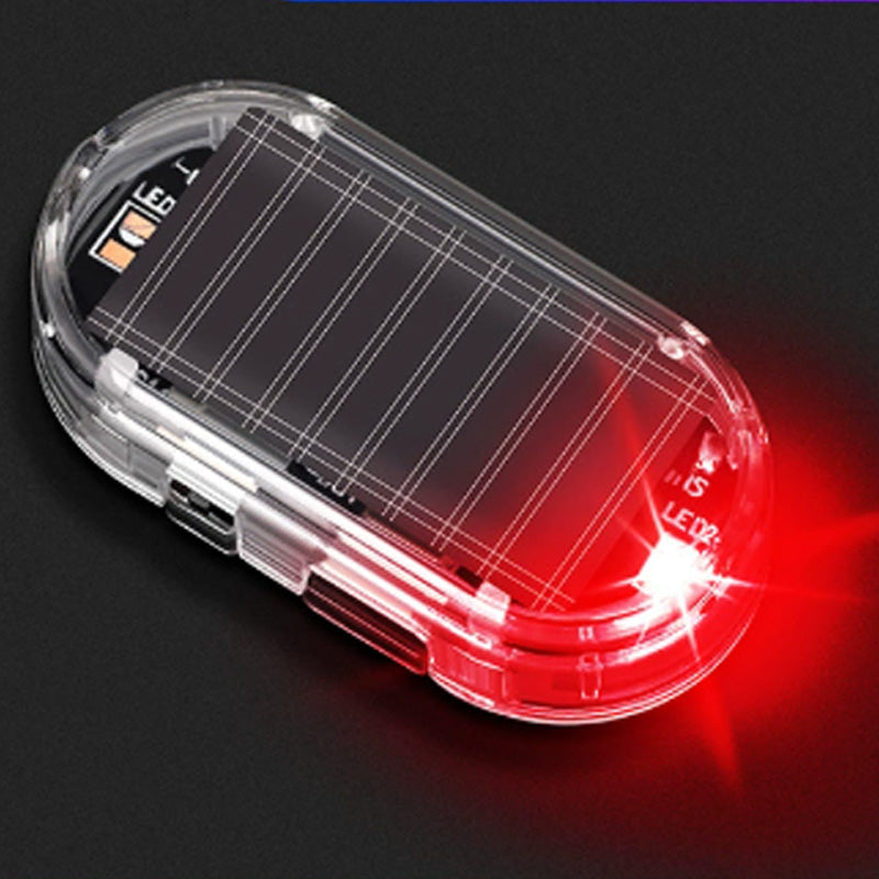 🚗Gratisgåvor kan inte skickas vid enskilda köp.☀️ Solcellsdriven Stöldskyddslampa för Bil – Ljust Skräckvapen, Vandalsäker & Enkel Installation 🔒