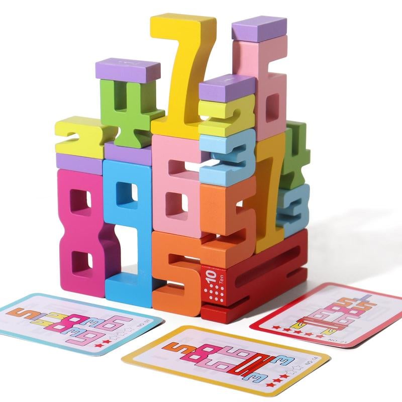 🔥2026 Nya heta produkter – 50 % rabatt🔥Montessori-inspirerade nummerblock i trä - frigör ditt barns potential!