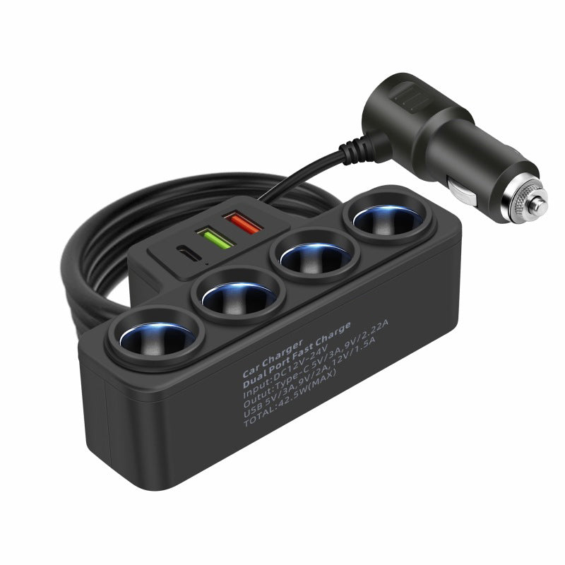 🔥Heta erbjudanden – 7-i-1 cigarettändaradapter – 120 W effekt!⚡