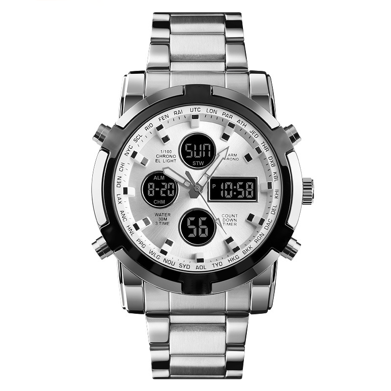 ⌚Vattentäta Militärklockor för Män – Analog-Digital, Slitstark & Funktionell Design för Outdoor🏕️