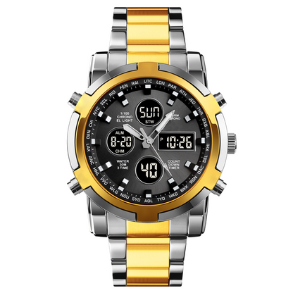⌚Vattentäta Militärklockor för Män – Analog-Digital, Slitstark & Funktionell Design för Outdoor🏕️