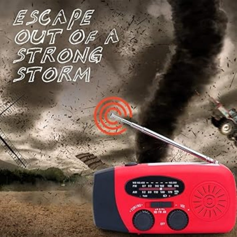 🔥2026  50% RABATT✨⚡ 50K+ SÅLD!Multifunktionell bärbar solcellsradio för nödsituationer
