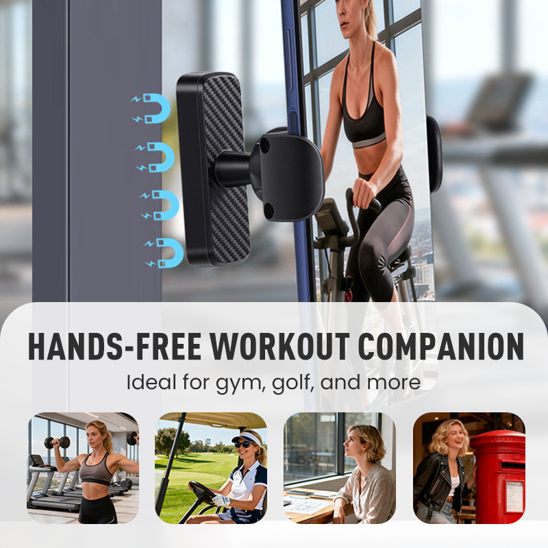 360° vridbar magnetisk telefonhållare för gymmet