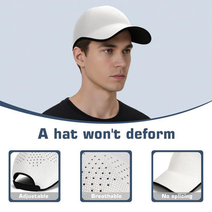 📢📢50% RABATT!! ⏰ Unisex Lättviktig Andningsbar Justerbar Basebollkeps