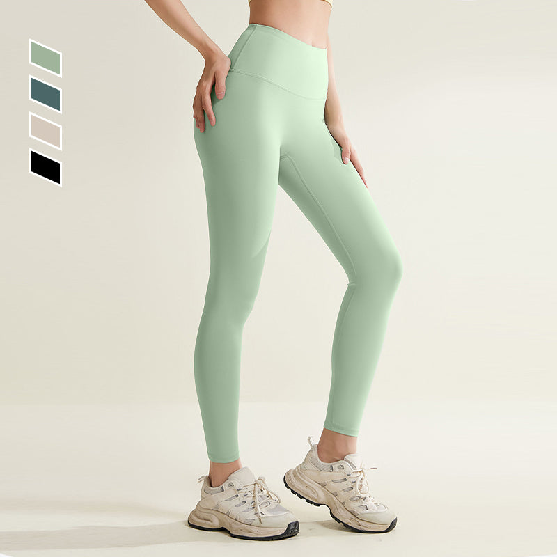 Yogaleggings med hög midja för kvinnor