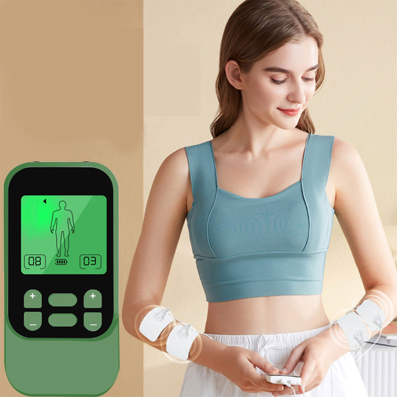 🔥Bärbar Dual Channel TENS Unit Muskelstimulator