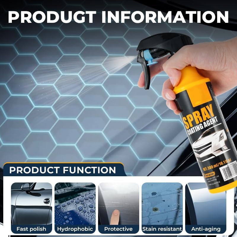 ✨ Premium-lackspray för bilar – glans som i en bilhall och långvarigt skydd! ✨