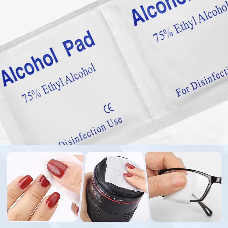 Engångsservetter Med 75 % Etylalkohol(Presentartiklar kan inte köpas separat)