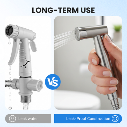 🚽 50% RABATT! 💧 Handhållen Bidéspruta för Toalett – Mer Hygienisk Rengöring, Enkel Installation & Oumbärlig För Hela Familjens Välbefinnande 🧼