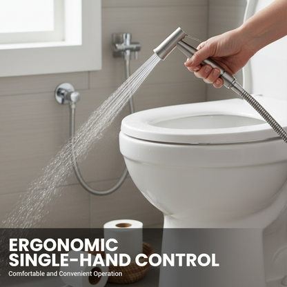 🚽 50% RABATT! 💧 Handhållen Bidéspruta för Toalett – Mer Hygienisk Rengöring, Enkel Installation & Oumbärlig För Hela Familjens Välbefinnande 🧼