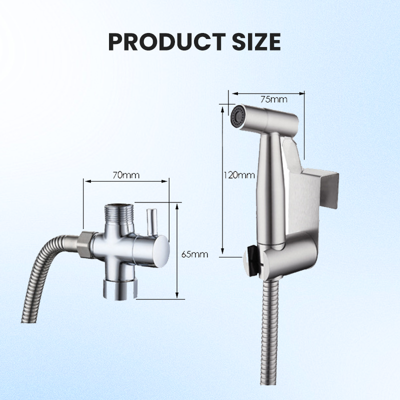 🚽 50% RABATT! 💧 Handhållen Bidéspruta för Toalett – Mer Hygienisk Rengöring, Enkel Installation & Oumbärlig För Hela Familjens Välbefinnande 🧼