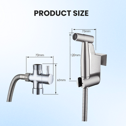 🚽 50% RABATT! 💧 Handhållen Bidéspruta för Toalett – Mer Hygienisk Rengöring, Enkel Installation & Oumbärlig För Hela Familjens Välbefinnande 🧼