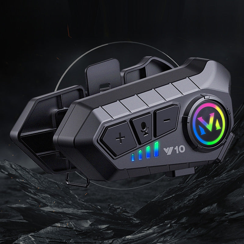 Motorcykel Bluetooth-headset för halv-/helhjälm
