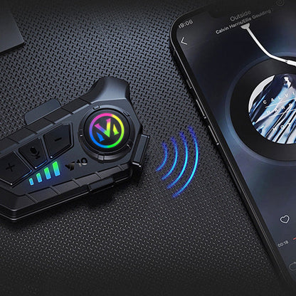 Motorcykel Bluetooth-headset för halv-/helhjälm