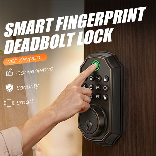 Smart fingeravtryckslås med låsknappsats