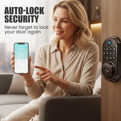 Smart fingeravtryckslås med låsknappsats