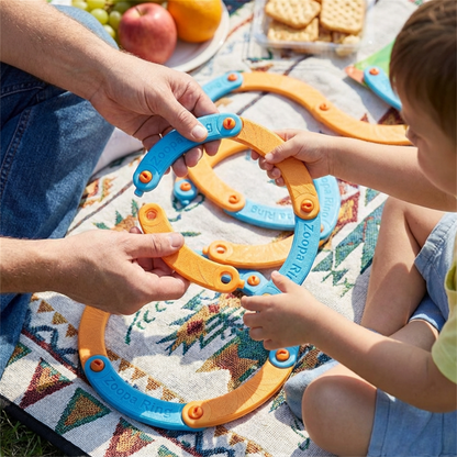 🌟Den senaste trenden inom frisbee-lek! 🎉 Gör lektiden ännu mer spännande med vår avtagbara frisbee-leksak!