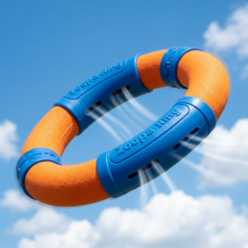 🌟Den senaste trenden inom frisbee-lek! 🎉 Gör lektiden ännu mer spännande med vår avtagbara frisbee-leksak!