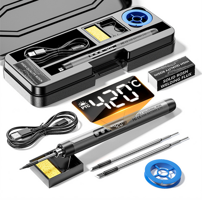 Bärbar, uppladdningsbar USB-lödkolv